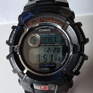Casio G-Shock Tough Solar Black and Red Watch